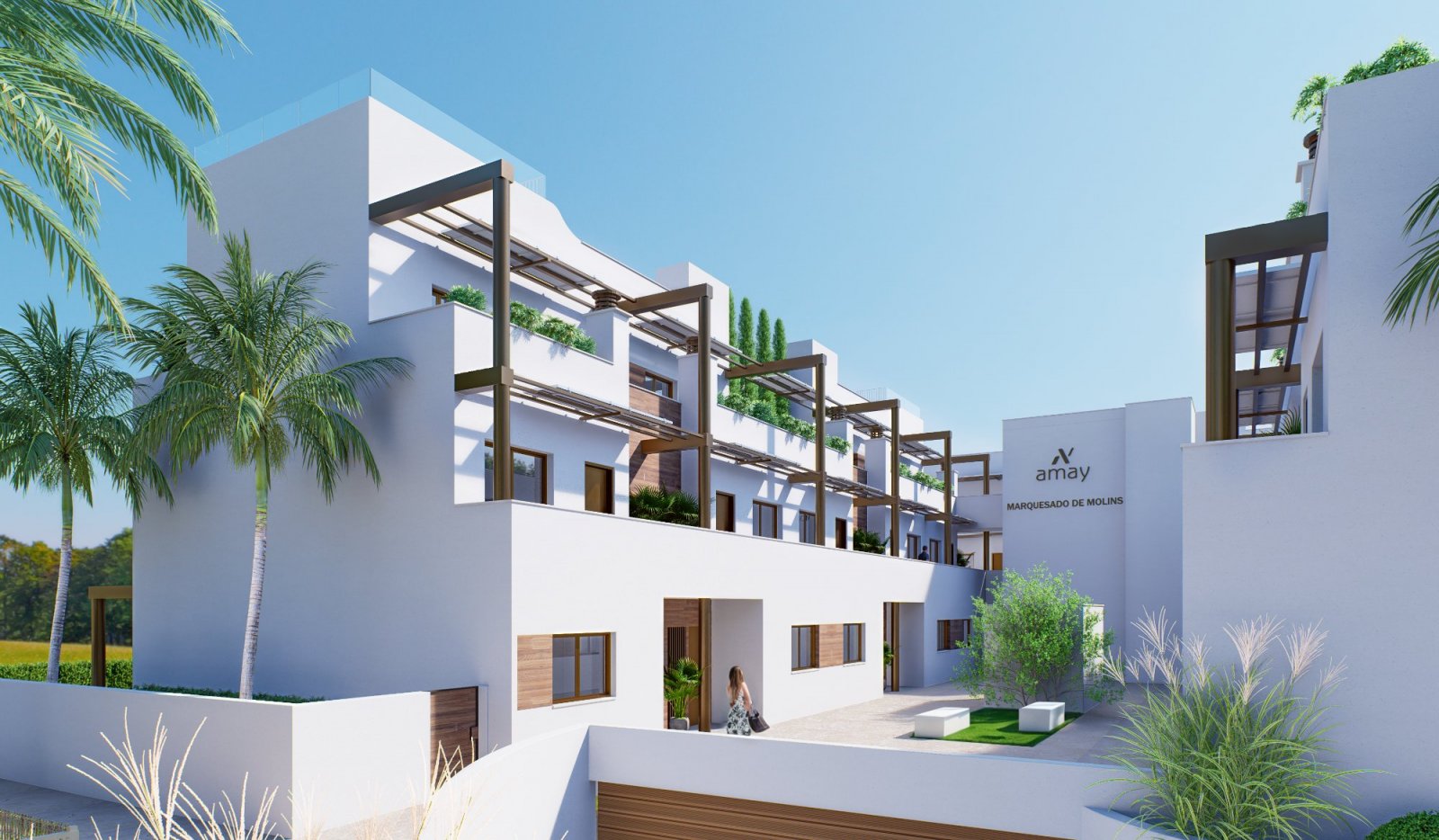  Entdecken Sie dieses exklusive Obergeschoss mit zwei Schlafzimmern und zwei Badezimmern im neuen Wohnprojekt Marquesado de Molins, gelegen in Torre d