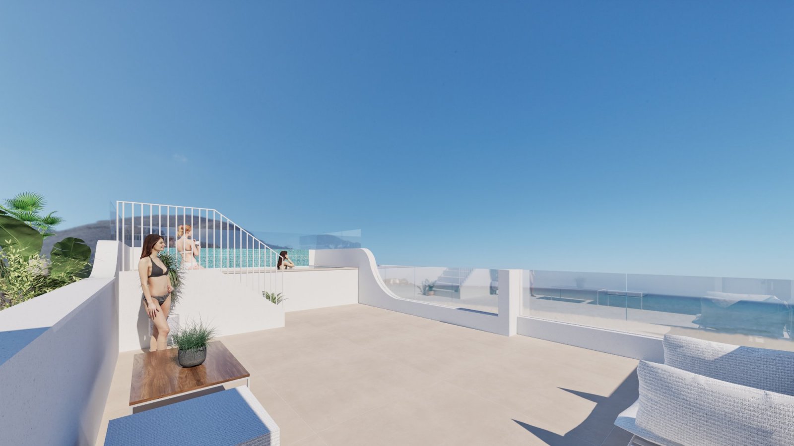  Entdecken Sie dieses exklusive Obergeschoss mit zwei Schlafzimmern und zwei Badezimmern im neuen Wohnprojekt Marquesado de Molins, gelegen in Torre d
