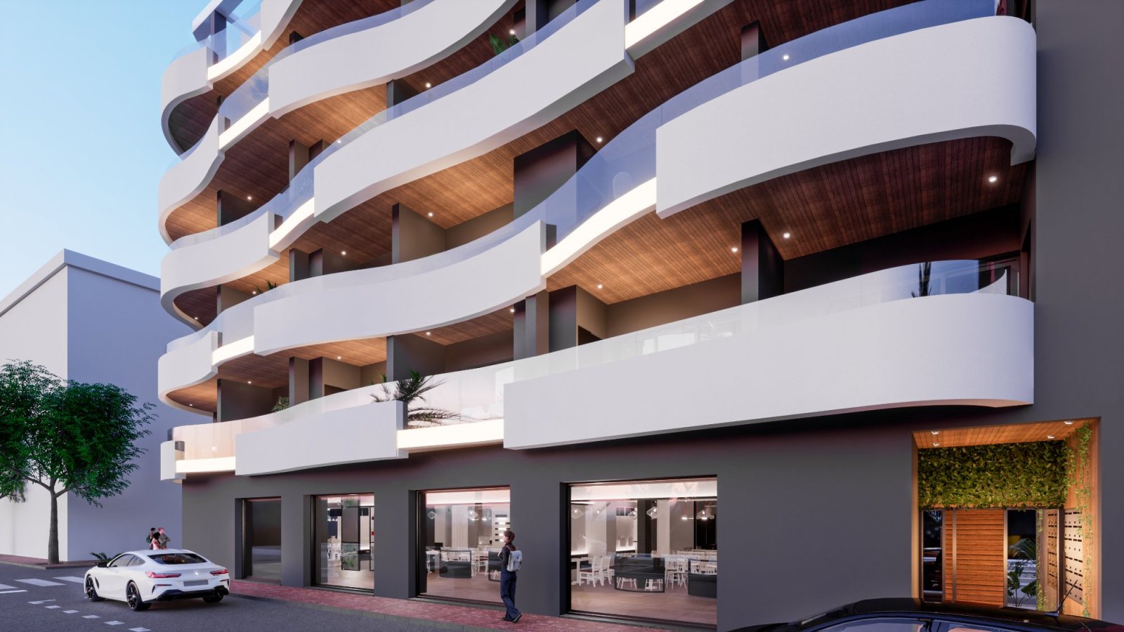 Torrevieja: Kasia V ist ein Wohnkomplex mit 34 Häusern im Zentrum von Torrevieja, genauer gesagt an der Avenida de las Habaneras 109-111. Darin finden Sie den Le Torrevieja: Kasia V ist ein Wohnkomplex mit 34 Häusern im Zentrum von Torrevieja, genauer gesagt an der Avenida de las Habaneras 109-111. Darin finden Sie den Le