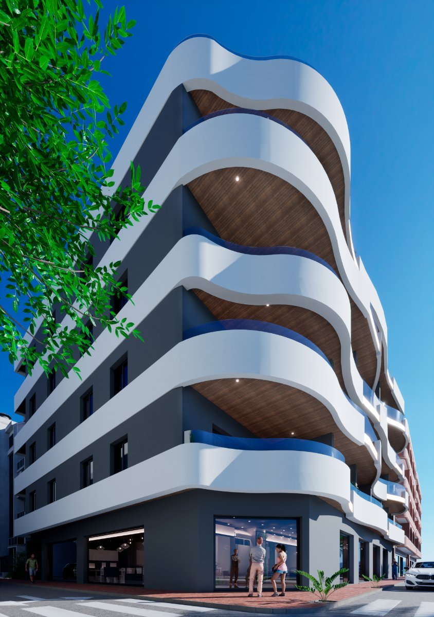 Kasia V ist eine Wohnanlage mit 34 Häusern im Zentrum von Torrevieja, genauer gesagt an der Avenida de las Habaneras 109-111. Darin finden Sie den Le