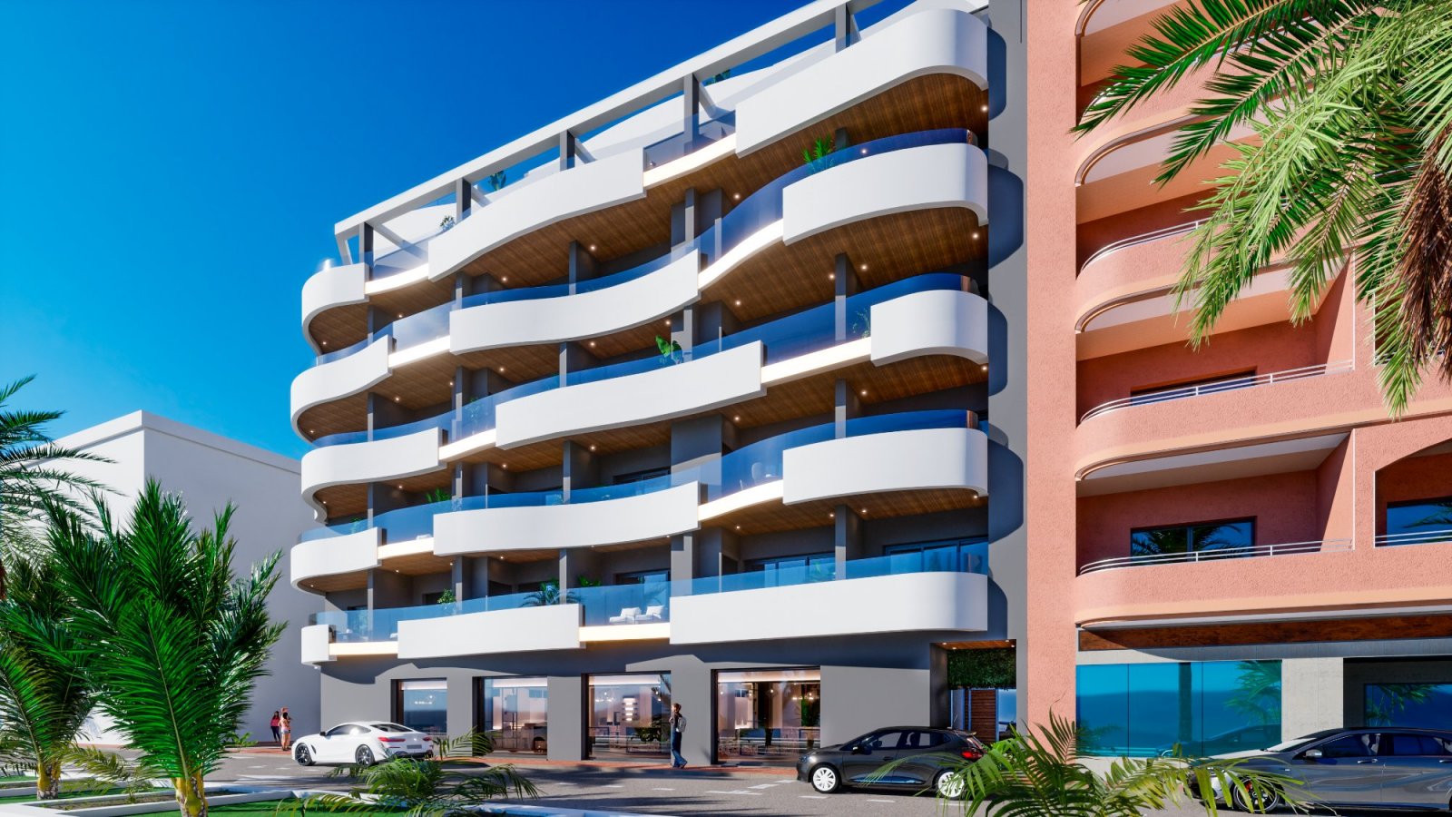 Kasia V ist eine Wohnanlage mit 34 Häusern im Zentrum von Torrevieja, genauer gesagt an der Avenida de las Habaneras 109-111. Darin finden Sie den Le