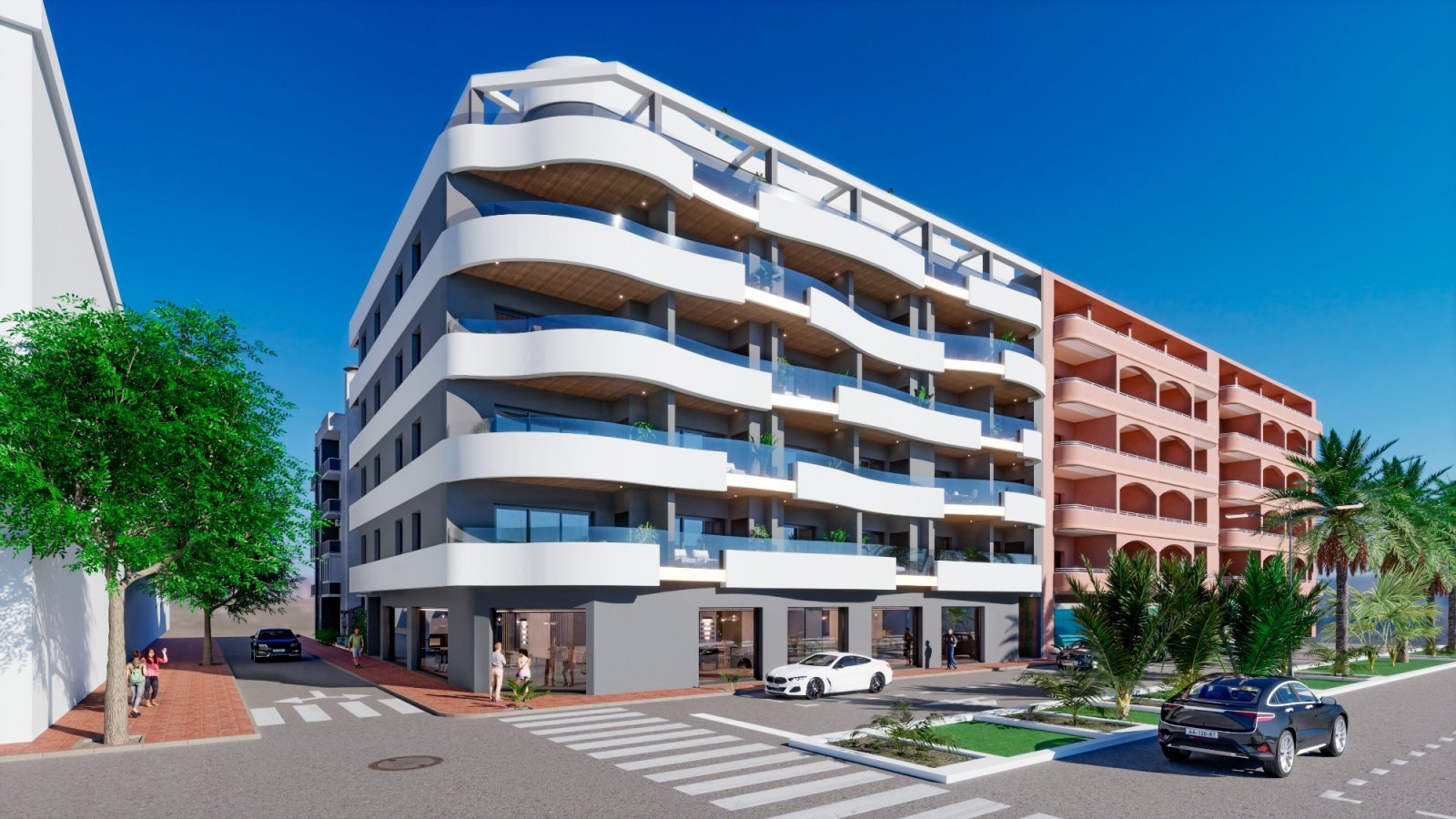 Kasia V ist eine Wohnanlage mit 34 Häusern im Zentrum von Torrevieja, genauer gesagt an der Avenida de las Habaneras 109-111. Darin finden Sie den Le